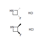 cis-3-Fluoro-2-methylazetidine Hydrochloride