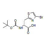 (R)-3-(4-Bromo-2-thiazolyl)-2-(Boc-amino)propanoic Acid