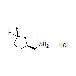 (S)-(3,3-Difluorocyclopentyl)methanamine Hydrochloride