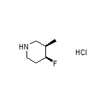 (3R,4S)-4-Fluoro-3-methylpiperidine Hydrochloride