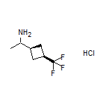 1-[cis-3-(Trifluoromethyl)cyclobutyl]ethanamine Hydrochloride