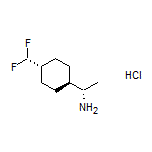 (S)-1-[(1r,4S)-4-(Difluoromethyl)cyclohexyl]ethanamine Hydrochloride