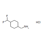 1-[4-(Difluoromethyl)cyclohexyl]-N-methylmethanamine Hydrochloride