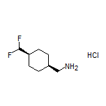 [cis-4-(Difluoromethyl)cyclohexyl]methanamine Hydrochloride