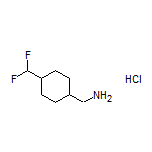 [4-(Difluoromethyl)cyclohexyl]methanamine Hydrochloride