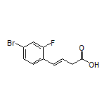 (E)-4-(4-Bromo-2-fluorophenyl)but-3-enoic Acid