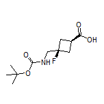 (1S,3S)-rel-3-[(Boc-amino)methyl]-3-fluorocyclobutanecarboxylic Acid