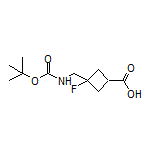 3-[(Boc-amino)methyl]-3-fluorocyclobutanecarboxylic Acid