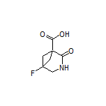 5-Fluoro-2-oxo-3-azabicyclo[3.1.1]heptane-1-carboxylic Acid