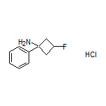 3-Fluoro-1-phenylcyclobutanamine Hydrochloride