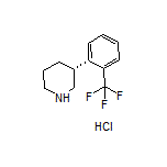 (R)-3-[2-(Trifluoromethyl)phenyl]piperidine Hydrochloride