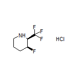 (2R,3S)-3-Fluoro-2-(trifluoromethyl)piperidine Hydrochloride