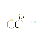 (2S,3S)-3-Fluoro-2-(trifluoromethyl)piperidine Hydrochloride