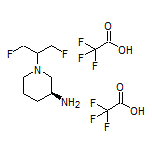 (S)-1-(1,3-Difluoro-2-propyl)piperidin-3-amine Bis(trifluoroacetate)