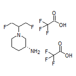 (R)-1-(1,3-Difluoro-2-propyl)piperidin-3-amine Bis(trifluoroacetate)