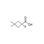 1-Fluoro-3,3-dimethylcyclobutanecarboxylic Acid