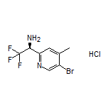 (S)-1-(5-Bromo-4-methyl-2-pyridyl)-2,2,2-trifluoroethanamine Hydrochloride