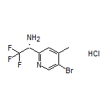 (R)-1-(5-Bromo-4-methyl-2-pyridyl)-2,2,2-trifluoroethanamine Hydrochloride