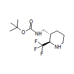 N-Boc-1-[(2R,3S)-2-(trifluoromethyl)-3-piperidyl]methanamine