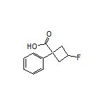 3-Fluoro-1-phenylcyclobutanecarboxylic Acid