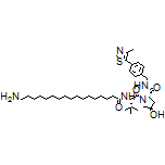 (2S,4R)-1-[(S)-2-(17-Aminoheptadecanamido)-3,3-dimethylbutanoyl]-4-hydroxy-N-[4-(4-methyl-5-thiazolyl)benzyl]pyrrolidine-2-carboxamide