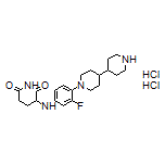 3-[[4-([4,4'-Bipiperidin]-1-yl)-3-fluorophenyl]amino]piperidine-2,6-dione Dihydrochloride