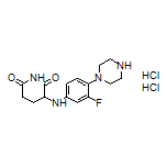 3-[[3-Fluoro-4-(1-piperazinyl)phenyl]amino]piperidine-2,6-dione Dihydrochloride