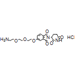 5-[2-[2-(2-Aminoethoxy)ethoxy]ethoxy]-2-(2,6-dioxo-3-piperidyl)isoindoline-1,3-dione Hydrochloride