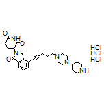 3-[1-Oxo-4-[5-[4-(4-piperidyl)-1-piperazinyl]-1-pentyn-1-yl]isoindolin-2-yl]piperidine-2,6-dione Trihydrochloride