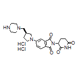 2-(2,6-Dioxo-3-piperidyl)-5-[(S)-3-(1-piperazinylmethyl)-1-pyrrolidinyl]isoindoline-1,3-dione Dihydrochloride