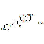 N-(2,6-Dioxo-3-piperidyl)-2-fluoro-4-(1-piperazinyl)benzamide Hydrochloride