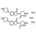 3-[1-Oxo-6-(1-piperazinyl)-2-isoindolinyl]piperidine-2,6-dione Sesquihydrochloride