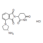 4-[(R)-3-Amino-1-pyrrolidinyl]-2-(2,6-dioxo-3-piperidyl)isoindoline-1,3-dione Hydrochloride