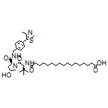 17-[[(S)-1-[(2S,4R)-4-Hydroxy-2-[[4-(4-methyl-5-thiazolyl)benzyl]carbamoyl]-1-pyrrolidinyl]-3,3-dimethyl-1-oxo-2-butyl]amino]-17-oxoheptadecanoic Acid