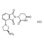 4-[(S)-3-Amino-1-pyrrolidinyl]-2-(2,6-dioxo-3-piperidyl)isoindoline-1,3-dione Hydrochloride