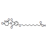 11-[[2-(2,6-Dioxo-3-piperidyl)-1,3-dioxo-5-isoindolinyl]oxy]undecanoic Acid