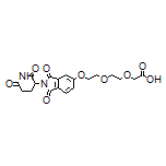 2-[2-[2-[[2-(2,6-Dioxo-3-piperidyl)-1,3-dioxo-5-isoindolinyl]oxy]ethoxy]ethoxy]acetic Acid