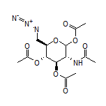 3-Acetamido-6-(azidomethyl)tetrahydro-2H-pyran-2,4,5-triyl (3R,4R,5R,6R)-Triacetate