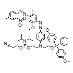 2-[[2-[Bis(4-methoxyphenyl)(phenyl)methoxy]ethyl][4-[[2-methoxy-5-methyl-4-[(4-methyl-2-nitrophenyl)diazenyl]phenyl]diazenyl]phenyl]amino]ethyl 2-Cyanoethyl N,N-Diisopropylphosphoramidoite