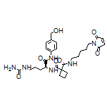 (S)-N-[5-(2,5-Dioxo-2,5-dihydro-1H-pyrrol-1-yl)pentyl]-N-[1-[[4-(hydroxymethyl)phenyl]amino]-1-oxo-5-ureido-2-pentyl]cyclobutane-1,1-dicarboxamide