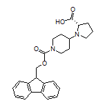 (S)-1-(1-Fmoc-4-piperidyl)pyrrolidine-2-carboxylic Acid