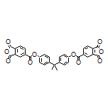 Propane-2,2-diylbis(4,1-phenylene) Bis(1,3-dioxo-1,3-dihydroisobenzofuran-5-carboxylate)