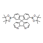 Spiro[cyclopenta[1,2-b:5,4-b’]dipyridine-5,9’-fluorene]-2’,7’-diyldiboronic Acid Pinacol Ester