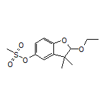 2-Ethoxy-3,3-dimethyl-2,3-dihydrobenzofuran-5-yl Methanesulfonate