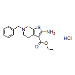 Ethyl 2-Amino-6-benzyl-4,5,6,7-tetrahydrothieno[2,3-c]pyridine-3-carboxylate Hydrochloride