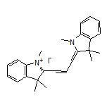 1,3,3-Trimethyl-2-[3-(1,3,3-trimethylindolin-2-ylidene)prop-1-en-1-yl]-3H-indol-1-ium Iodide