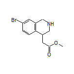 Methyl 2-(7-Bromo-1,2,3,4-tetrahydroisoquinolin-4-yl)acetate