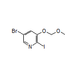 5-Bromo-2-iodo-3-(methoxymethoxy)pyridine