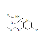 4-[5-Bromo-3-(methoxymethoxy)-2-pyridyl]-4-methyloxazolidin-2-one