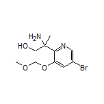 2-Amino-2-[5-bromo-3-(methoxymethoxy)-2-pyridyl]-1-propol